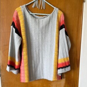 Vintage Colorful Women's Sweater